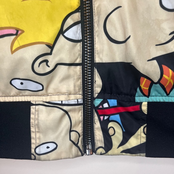Members Only Nickelodeon Reversible Jacket Rugrats Ren & Stimpy Cartoon 2017 S - Picture 7 of 12